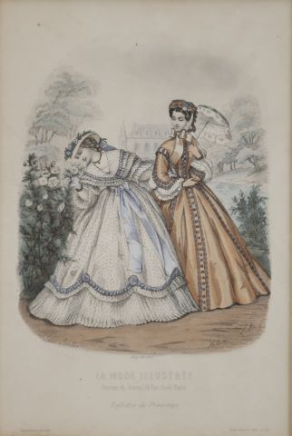 Ensemble de 11 gravures de mode