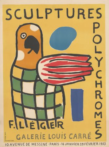 Ensemble de 6 affiches d’exposition lithographiées
