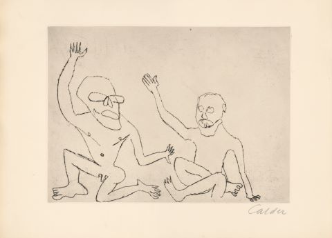 Alexander Calder (1898-1976) Santa Claus