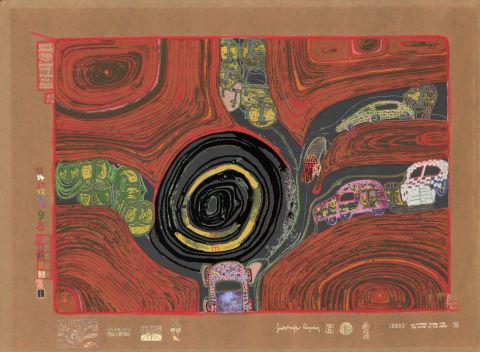 Friedensreich Hundertwasser (1928-2008)...