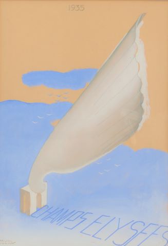 Paul Colin (1892-1985) Champs-Elysées