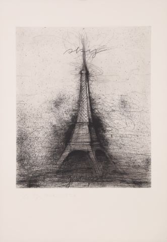 Jim Dine (né en 1935) Paris sky ground