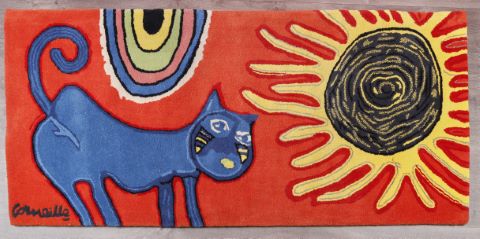 Corneille (1922-2010) Chat au soleil