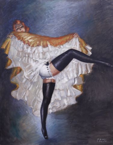 Paul Colin (1892-1985) Danseuse de French Cancan