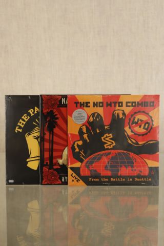 Shepard Fairey (né en 1970) Ensemble de 3 disques...