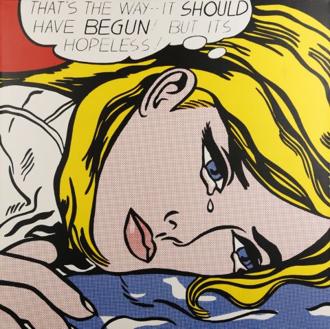 D’après Roy Lichtenstein Hopeless