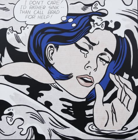 D’après Roy Lichtenstein I don’t care