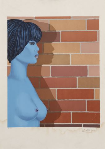 Femme bleue