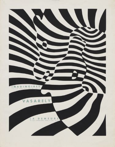 Affiche pour l’exposition Imaginoires à la galerie La Demeure du…