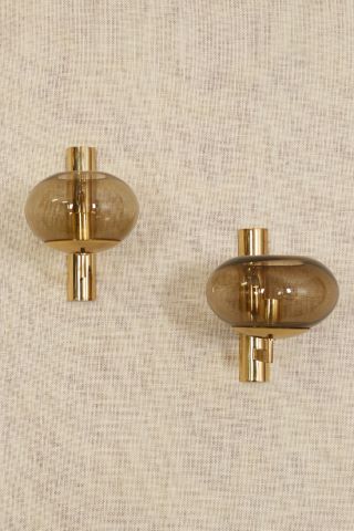 Gaetano Sciolari (né en 1927) Paire d’appliques