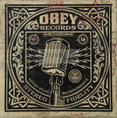 Shepard Fairey (né en 1970) Obey records