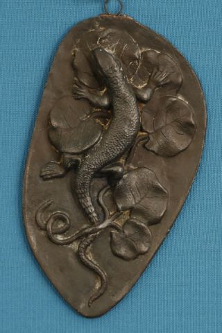 Ensemble de 2 plaques en bronze