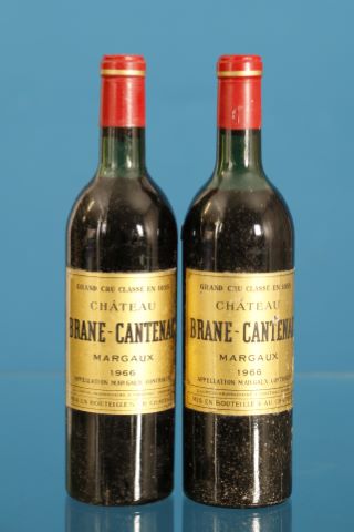 Château Brane-Cantenac, Margaux 2 bouteilles, 1966