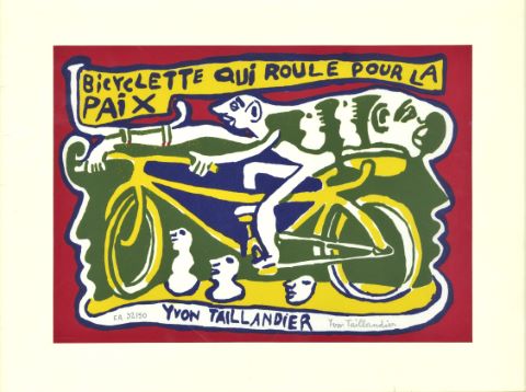 Yvon Taillandier (né en 1926) Bicyclette qui...
