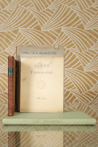 Typographie - Caricature 5 ouvrages