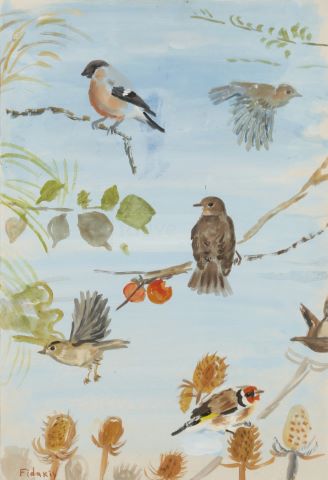 Panos Fidakis (1956-2003) Les Oiseaux