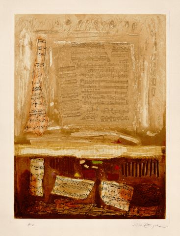 4 gravures au carborundum