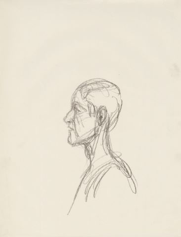 Tête de profil, Paris sans fin