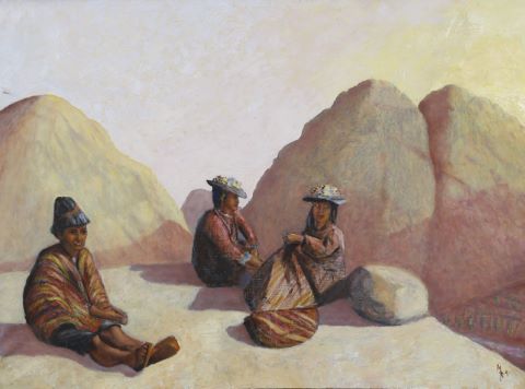 École d’Amérique du Sud Pérou, Cuzco, Fille...