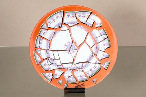 Assiette brisée