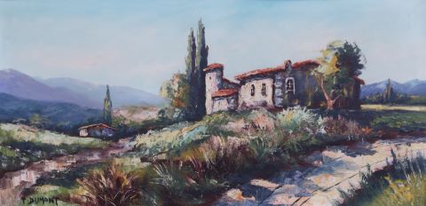 Pierre Dumont (1920-1987) Paysage de provence
