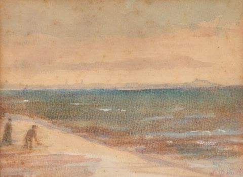 Jean Doukas (1895-1961) Bord de mer