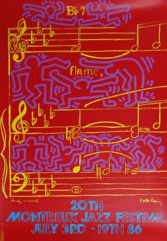 D’après Keith Haring (1958-1990) 20e Festival...