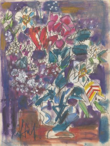 Gen Paul (1895-1975) Nature morte au vase...
