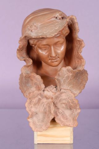 Albert Riffard (1859-1915) Buste de femme