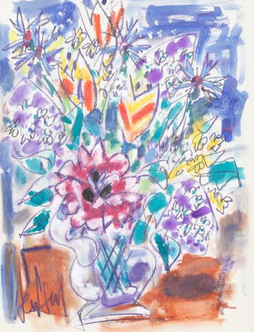 Nature morte au bouquet de fleurs