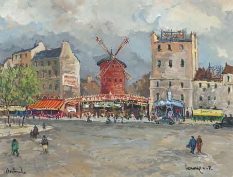 Le Moulin Rouge, Montmartre
