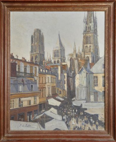 Vue de la cathédrale de Rouen
