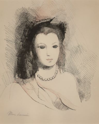Jeune femme aux perles