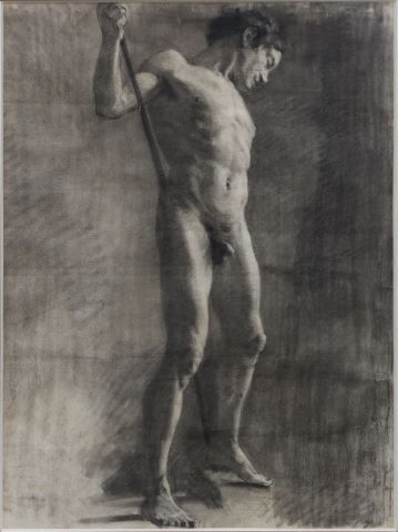Étude académique d’homme