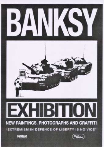Banksy (né en 1974), attribué à Affiche...