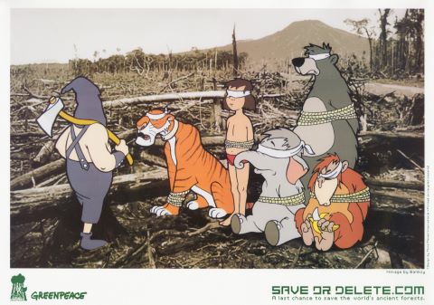 Banksy (né en 1974) Greenpeace, save or delete