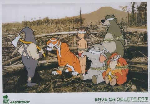 Banksy (né en 1974) Greenpeace, save or delete