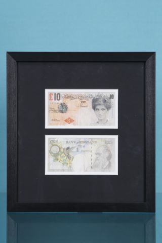 Banksy (né en 1974) Di-faced Tenner
