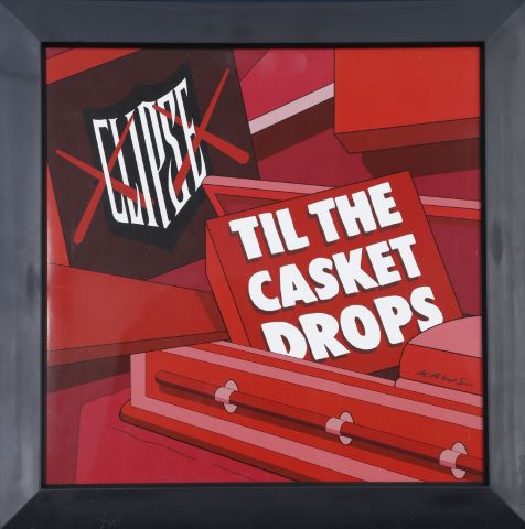 Kaws (né en 1974) Elipse, Til the casket drops