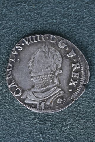 Teston d'Henri III au nom de Charles IX – 1575…