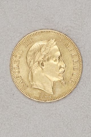 100 francs or tête laurée