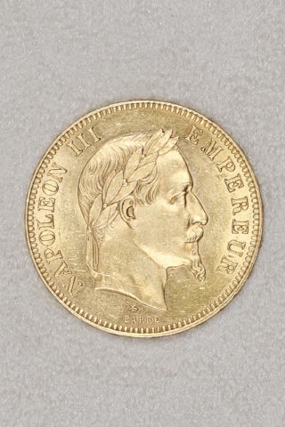 100 francs or tête laurée