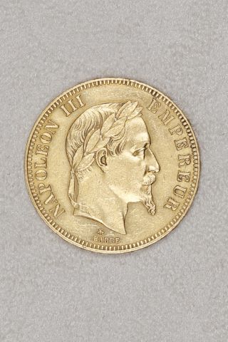 100 francs or tête laurée