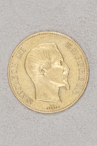 100 francs or tête nue