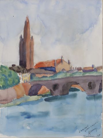 Henry Ramey (1890-1978) Vue de Toulouse