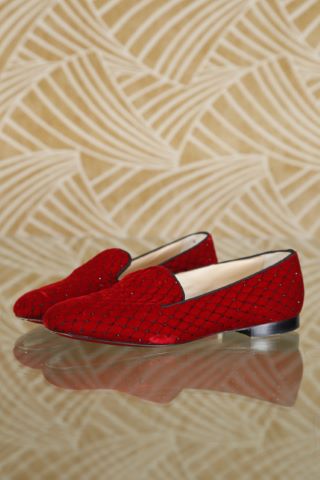 Christian Louboutin Sakouette flat velvet