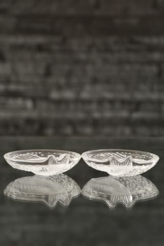 Paire de coupes formant cendriers