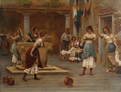 Eugen Alfons Von Blaas (1843-1931) d’après...