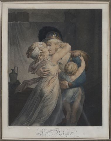 Daprès Eugène Isabey (1804-1886) Le Départ -...