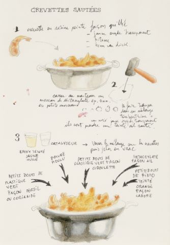 Gilles Barbier (né en 1965) Festins, crevettes...